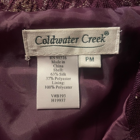 Coldwater Creek Plum Color Jacket Purple Size Petite Medium - Picture 2 of 5